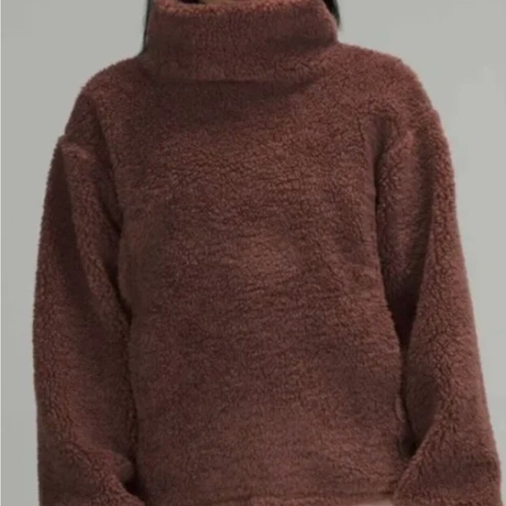 lululemon athletica Pink and Purple Cowl Turtleneck Sweater
